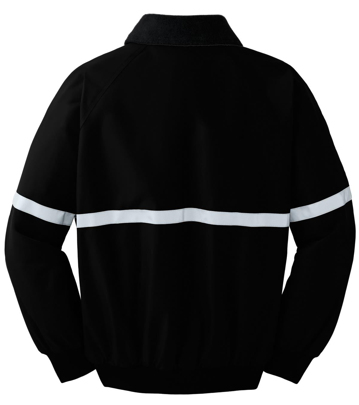 Port Authority Challenger Jacket with Reflective Taping J754R True Black/ True Black/ Reflective