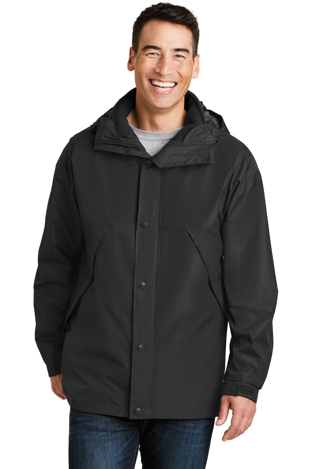 Port Authority 3-in-1 Jacket J777 Black/ Black