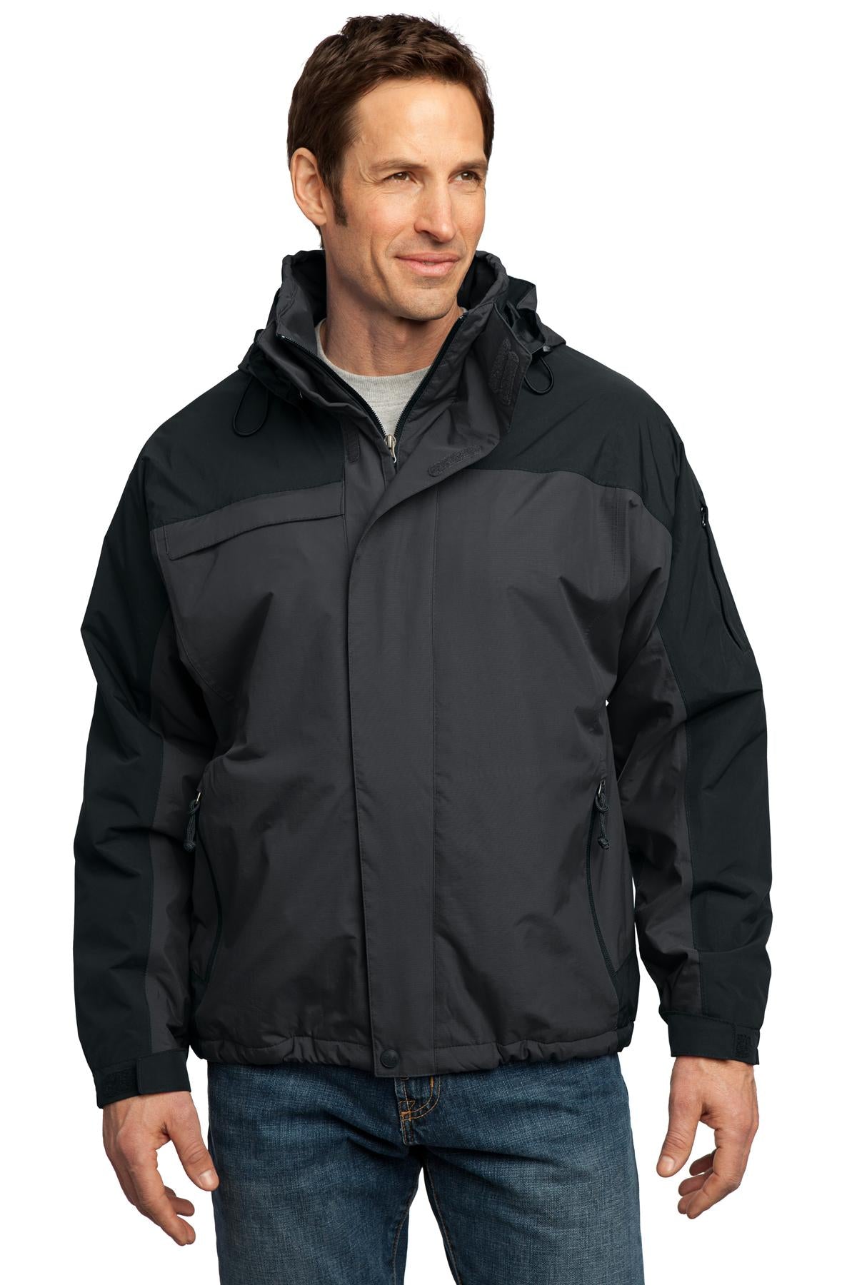 Port Authority Tall Nootka Jacket TLJ792 Graphite/ Black
