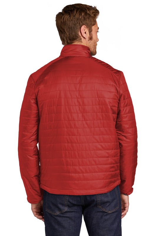 Port Authority Packable Puffy Jacket J850 Fire Red/ Graphite