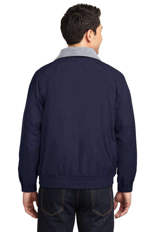 Port Authority Competitor Jacket. JP54 True Navy/ Grey Heather