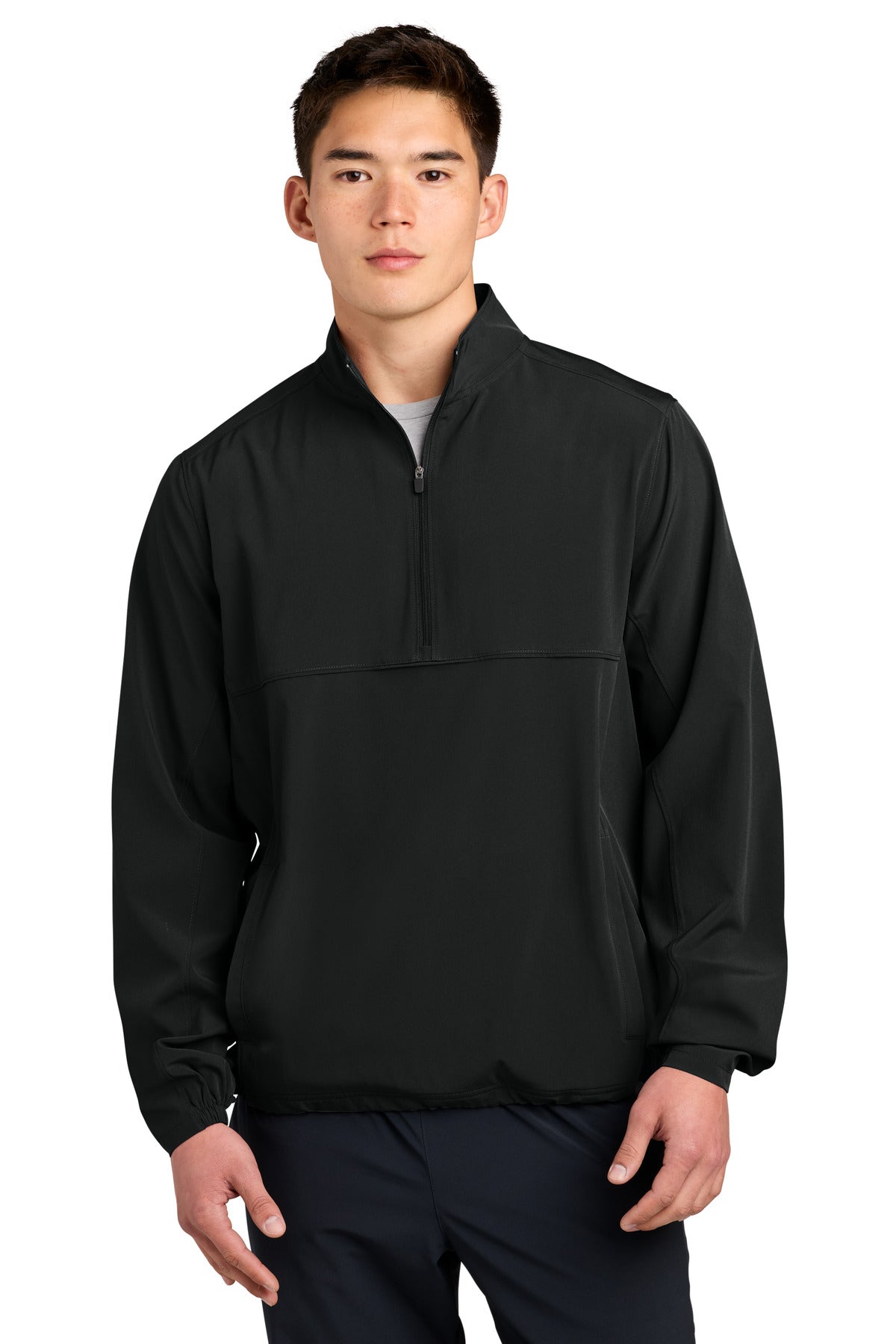 Sport-Tek Repeat 1/2-Zip JST481 Black