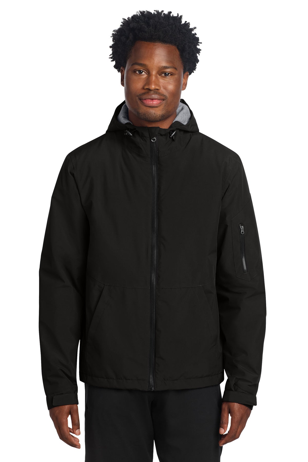 Sport-Tek Waterproof Insulated Jacket JST56 Black
