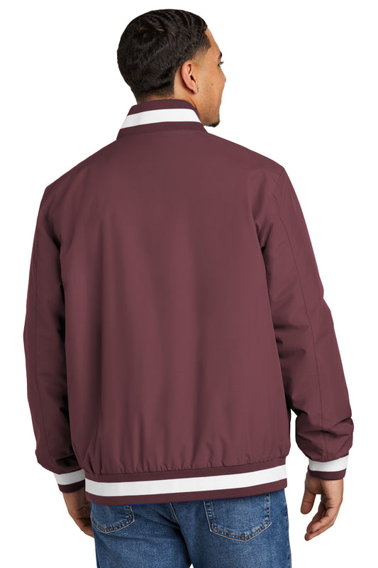 Sport-Tek Insulated Varsity Jacket JST58 Maroon