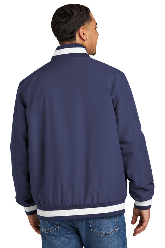 Sport-Tek Insulated Varsity Jacket JST58 True Navy