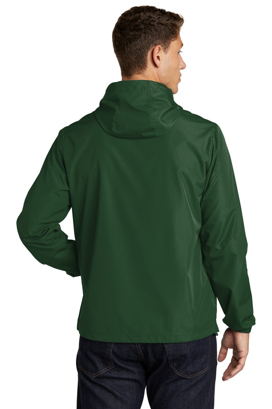 Sport-Tek Packable Anorak. JST66 Forest Green