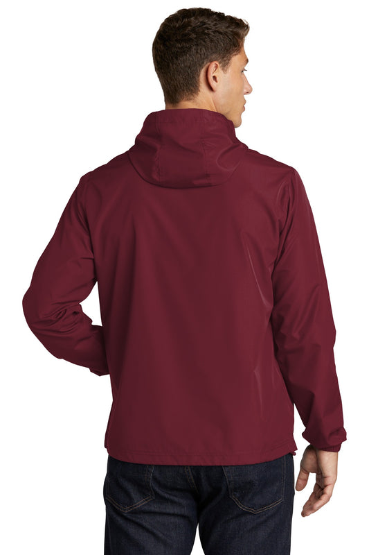 Sport-Tek Packable Anorak. JST66 Maroon