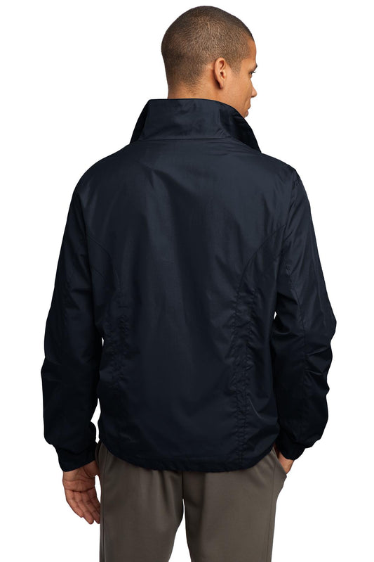 Sport-Tek Full-Zip Wind Jacket. JST70 True Navy