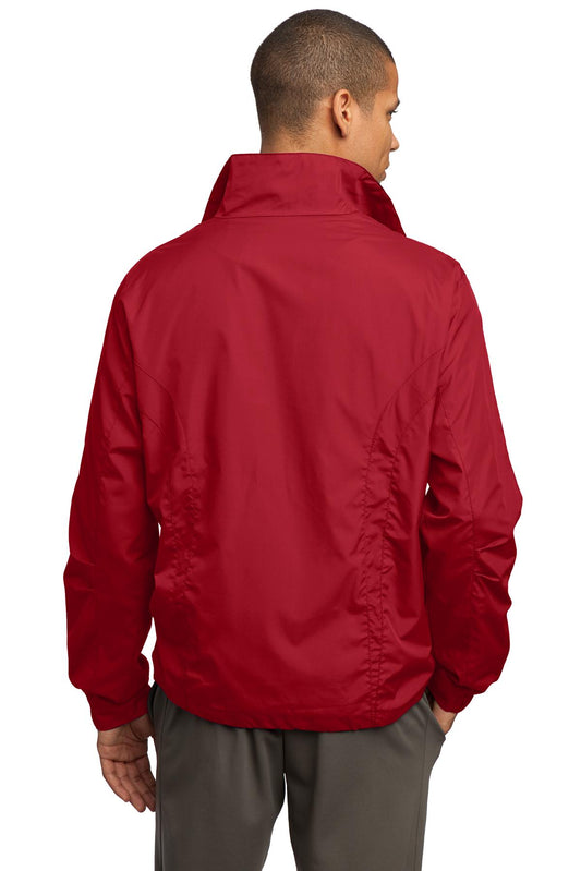 Sport-Tek Full-Zip Wind Jacket. JST70 True Red
