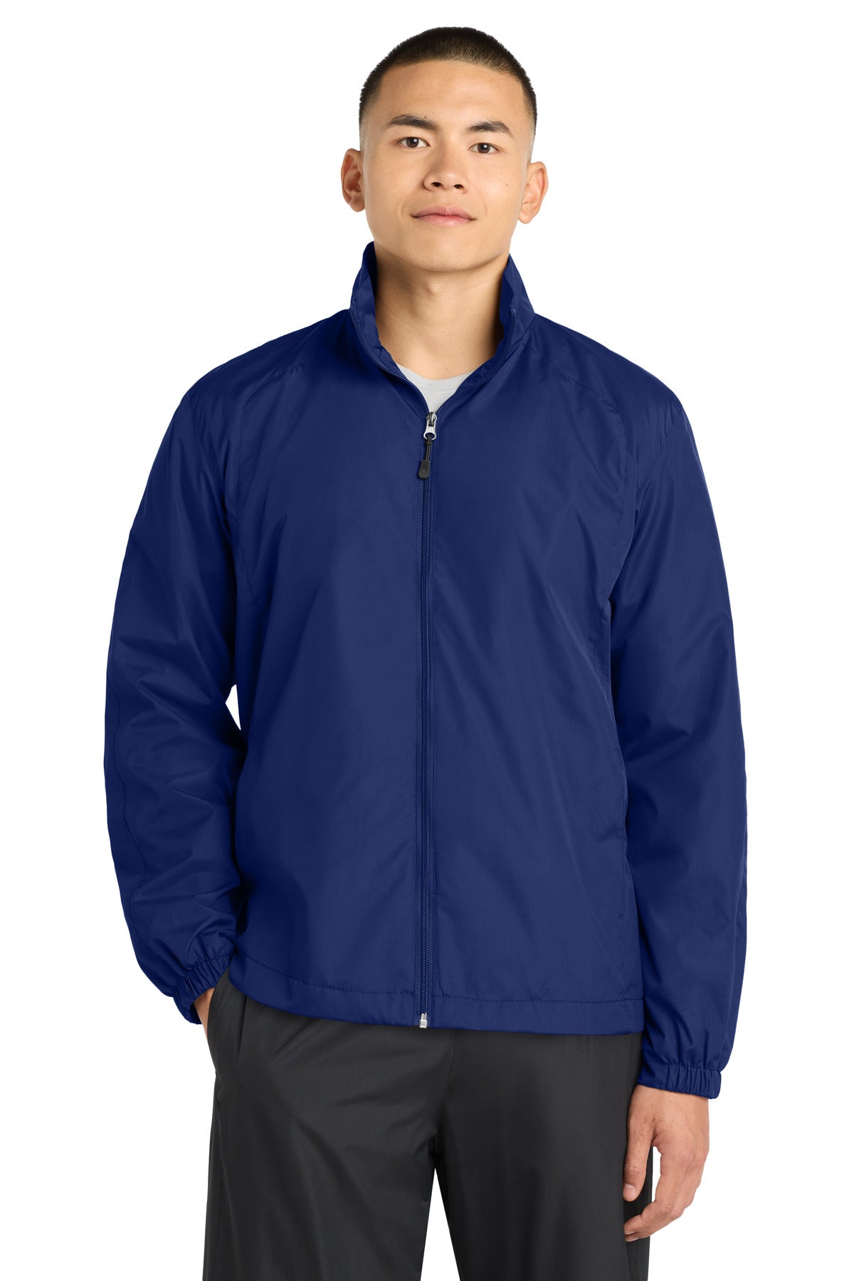 Sport-Tek Full-Zip Wind Jacket JST70 True Royal