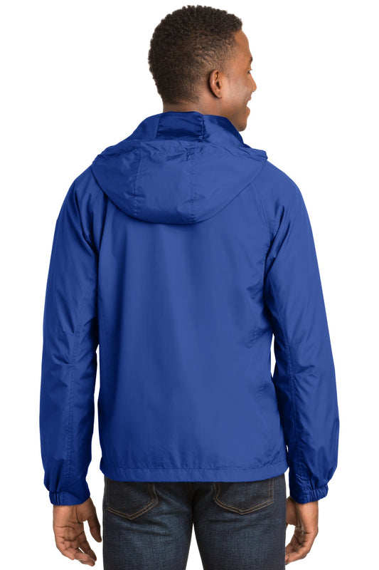 Sport-Tek Hooded Raglan Jacket. JST73 True Royal
