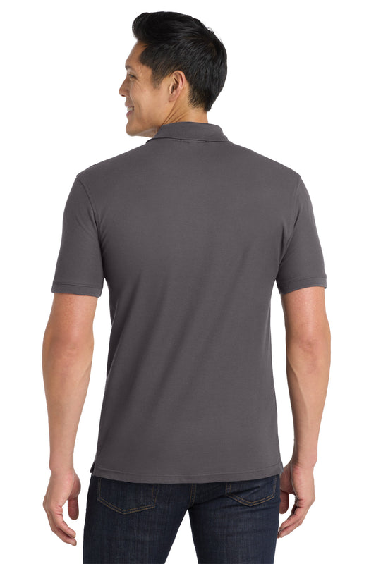 Port Authority Core Classic Pique Pocket Polo K100P Graphite