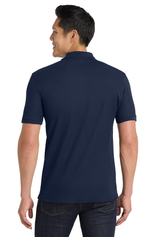 Port Authority Core Classic Pique Pocket Polo K100P River Blue Navy