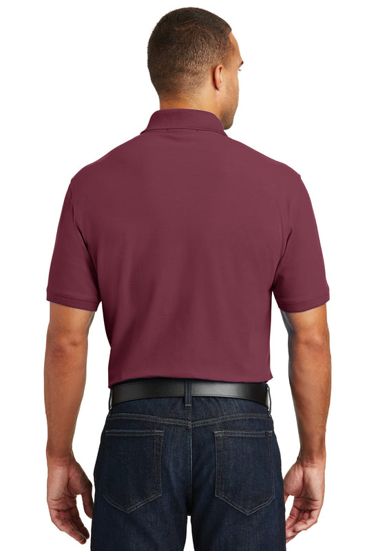 Port Authority Core Classic Pique Polo K100 Burgundy