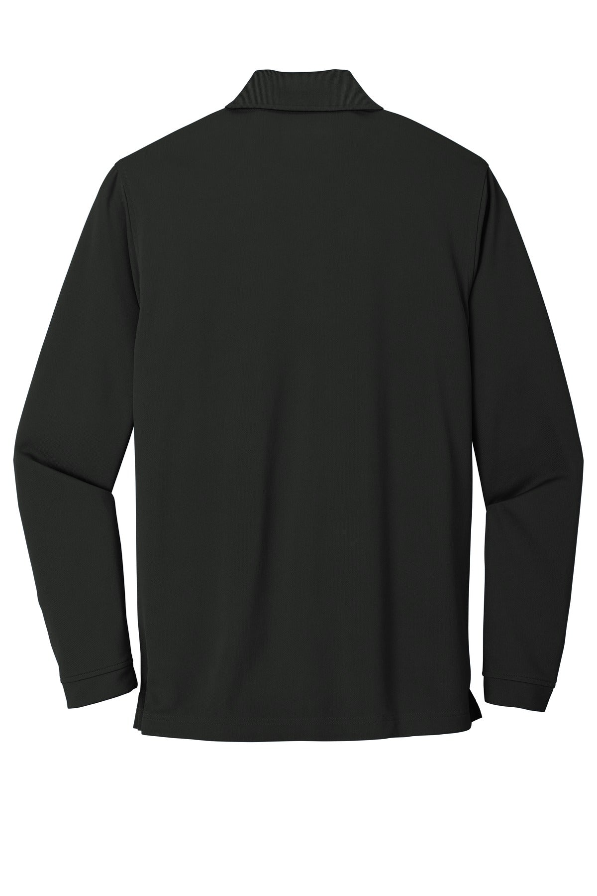 Port Authority Dry Zone UV Micro-Mesh Long Sleeve Polo K110LS Deep Black