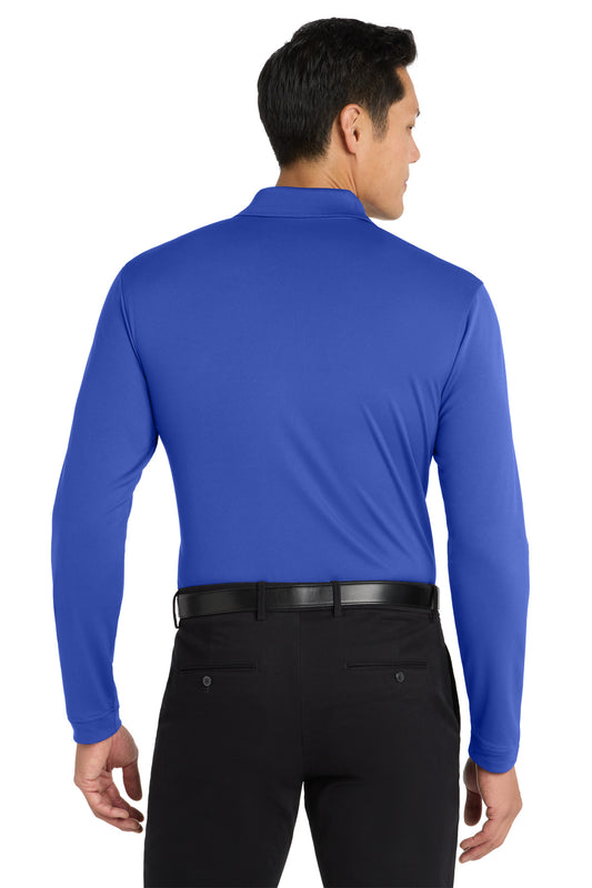 Port Authority Dry Zone UV Micro-Mesh Long Sleeve Polo K110LS True Royal