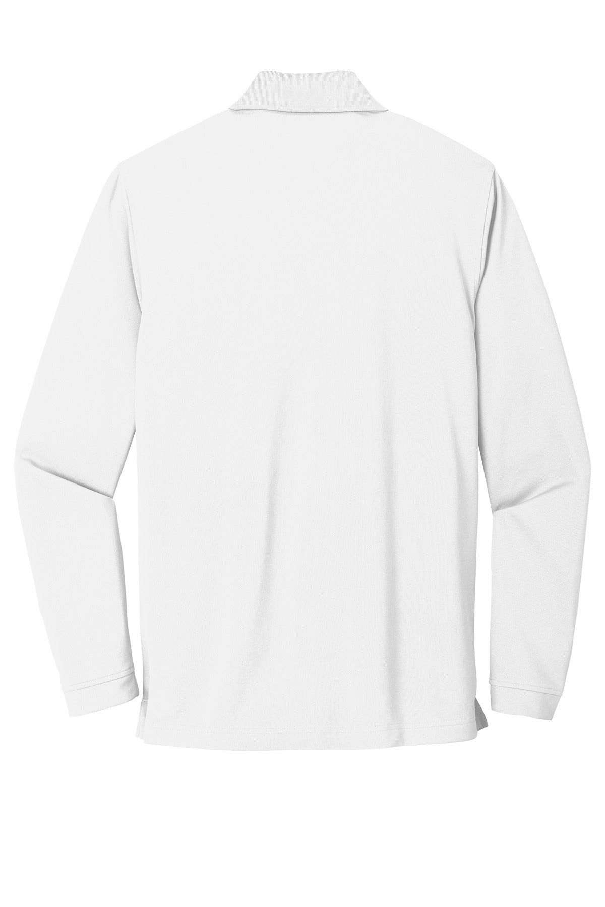 Port Authority Dry Zone UV Micro-Mesh Long Sleeve Polo K110LS White