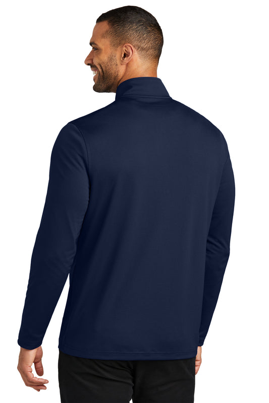 Port Authority Dry Zone UV Micro-Mesh 1/4-Zip K112 River Blue Navy