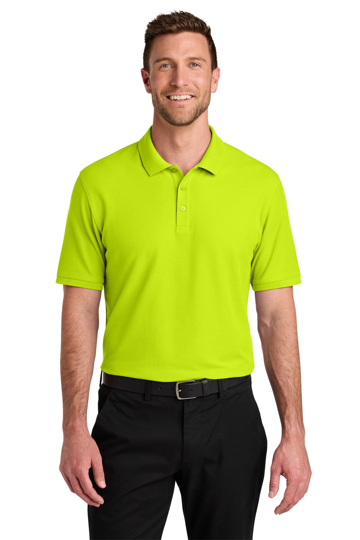 Port Authority Wearever Signature Pique Polo K200 Neon Yellow