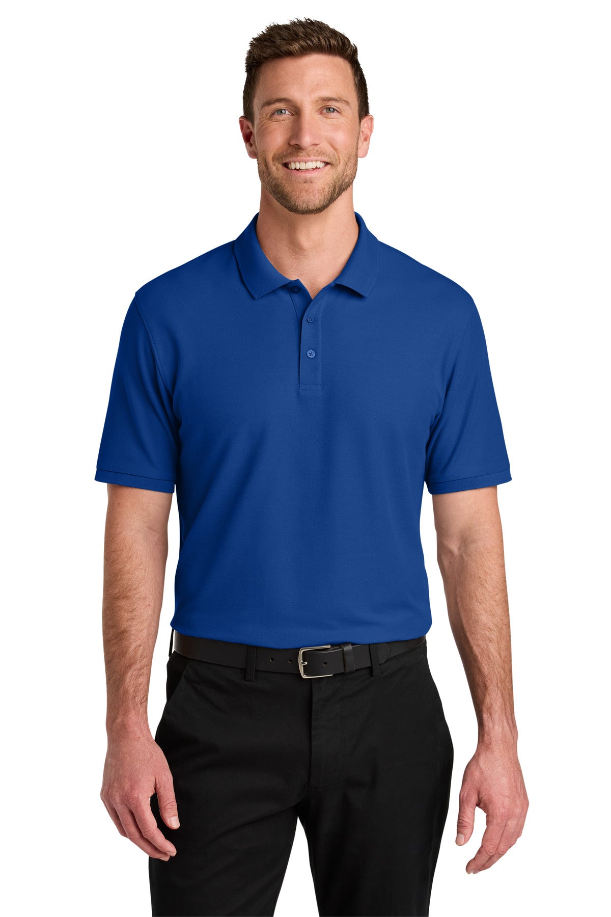 Port Authority Wearever Signature Pique Polo K200 True Royal