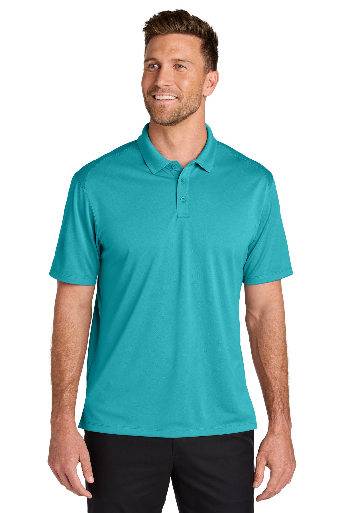 Port Authority Wearever Performance Pique Polo K240 Aquamarine