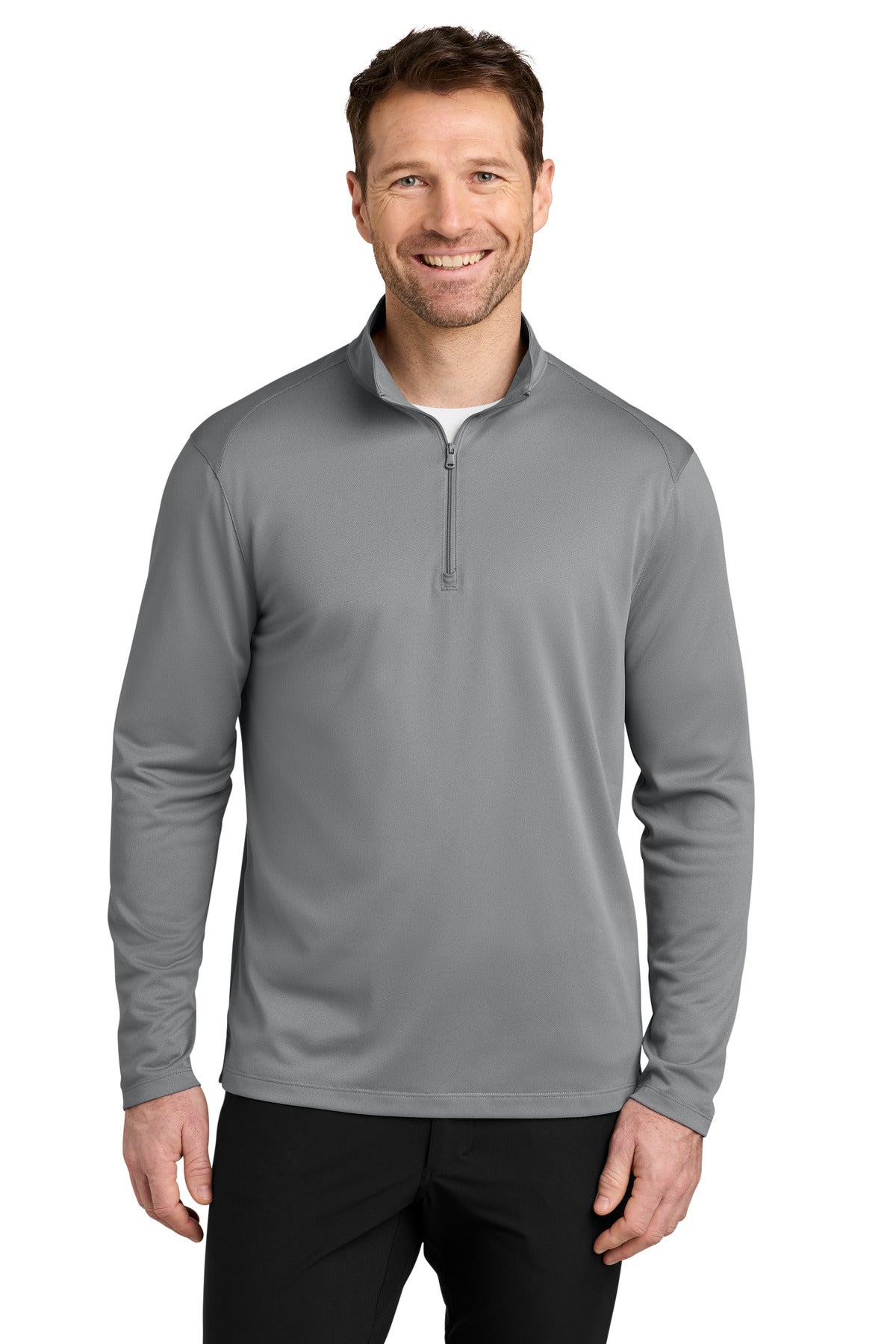 Port Authority Wearever Performance Pique 1/4-Zip K241 Gusty Grey
