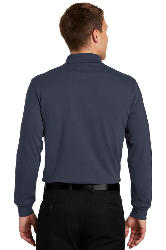 Port Authority Rapid Dry Long Sleeve Polo. K455LS Classic Navy