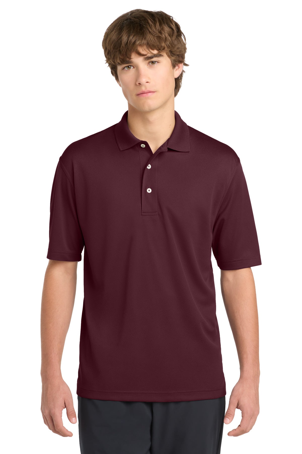 Sport-Tek Dri-Mesh Polo K469 Maroon
