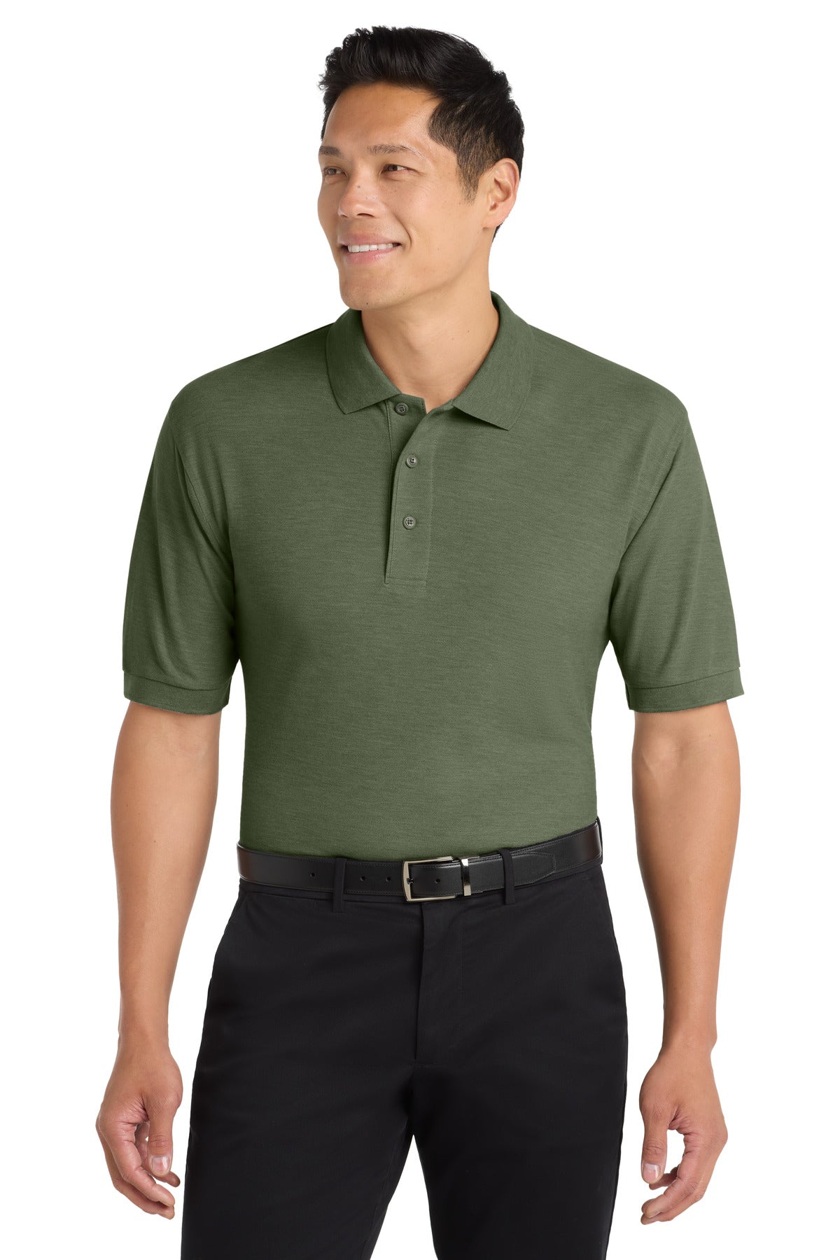 Port Authority Silk Touch Polo K500 Clover Green