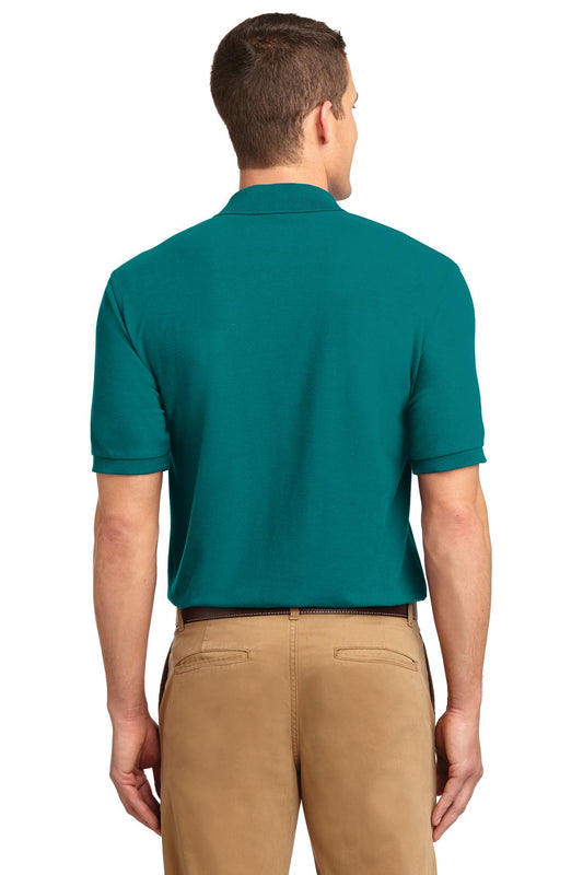 Port Authority Silk Touch Polo K500 Teal Green