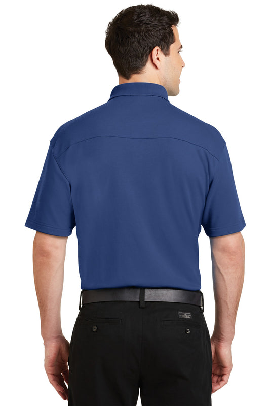 Port Authority Silk Touch Interlock Performance Polo. K5200 Royal