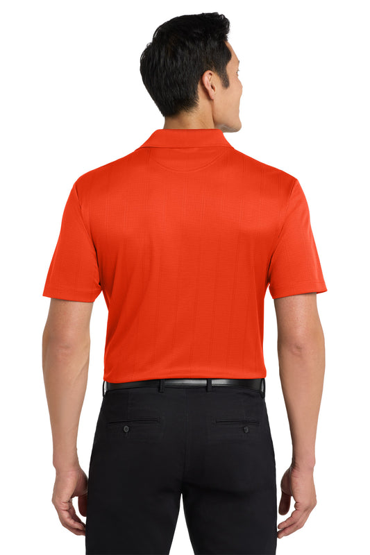 Port Authority Performance Fine Jacquard Polo. K528 Autumn Orange