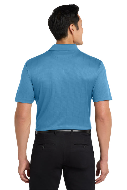 Port Authority Performance Fine Jacquard Polo. K528 Ocean Blue
