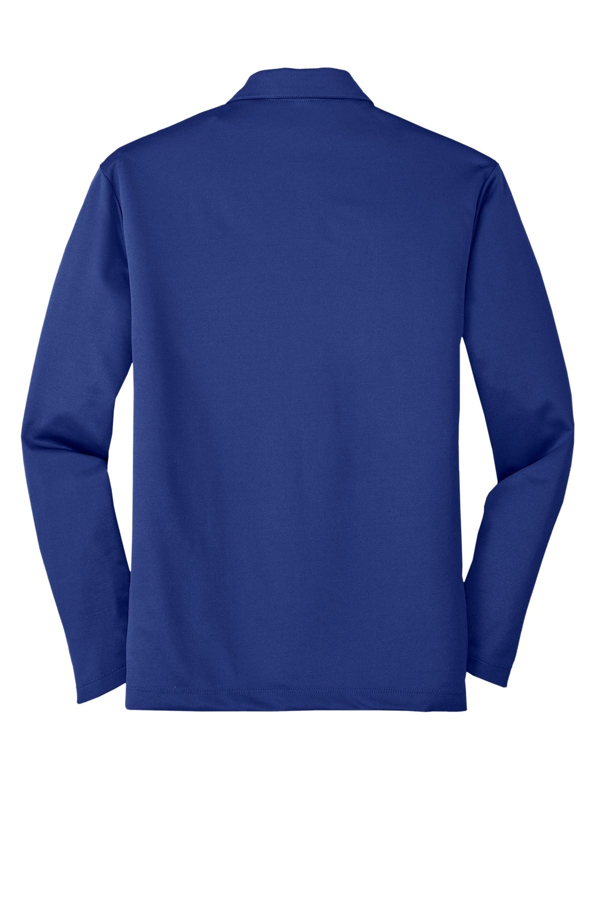 Port Authority Silk Touch Performance Long Sleeve Polo. K540LS Royal