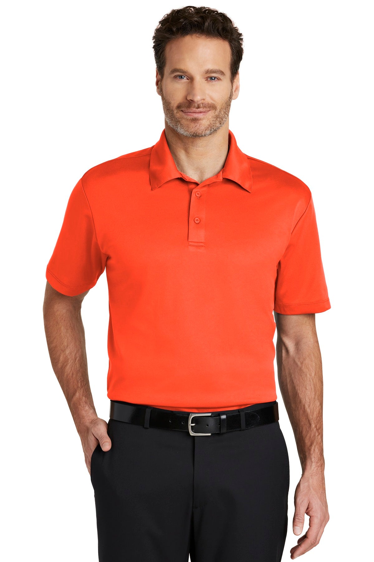 Port Authority Silk Touch Performance Polo K540 Neon Orange