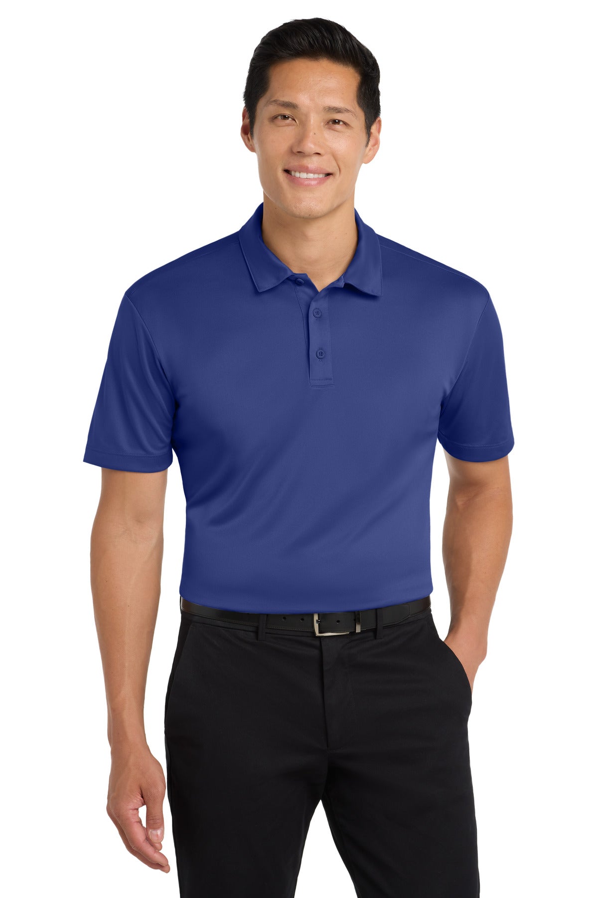Port Authority Tall Silk Touch Performance Polo TLK540 Royal