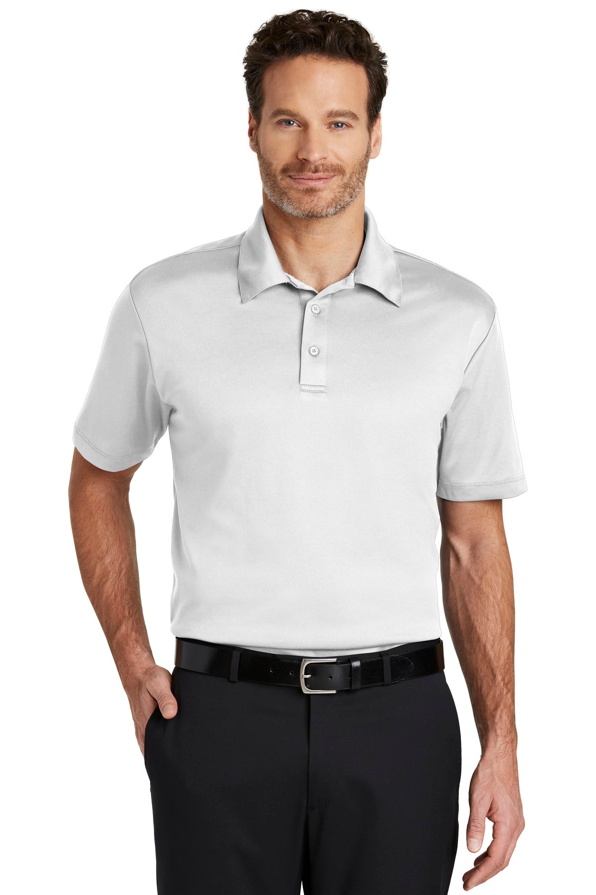 Port Authority Silk Touch Performance Polo K540 White