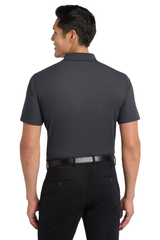 Port Authority Dry Zone Grid Polo K572 Battleship Grey