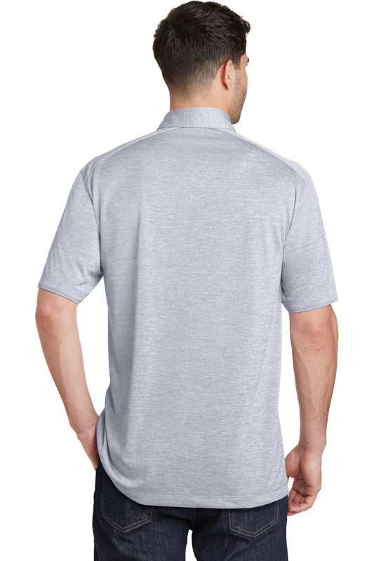 Port Authority Digi Heather Performance Polo K574 Light Grey