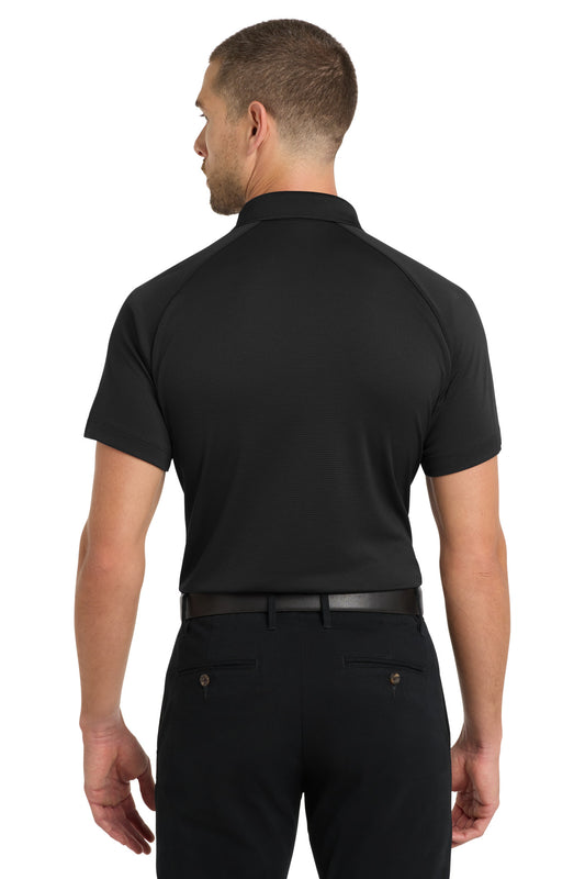 Port Authority Crossover Raglan Polo K575 Black