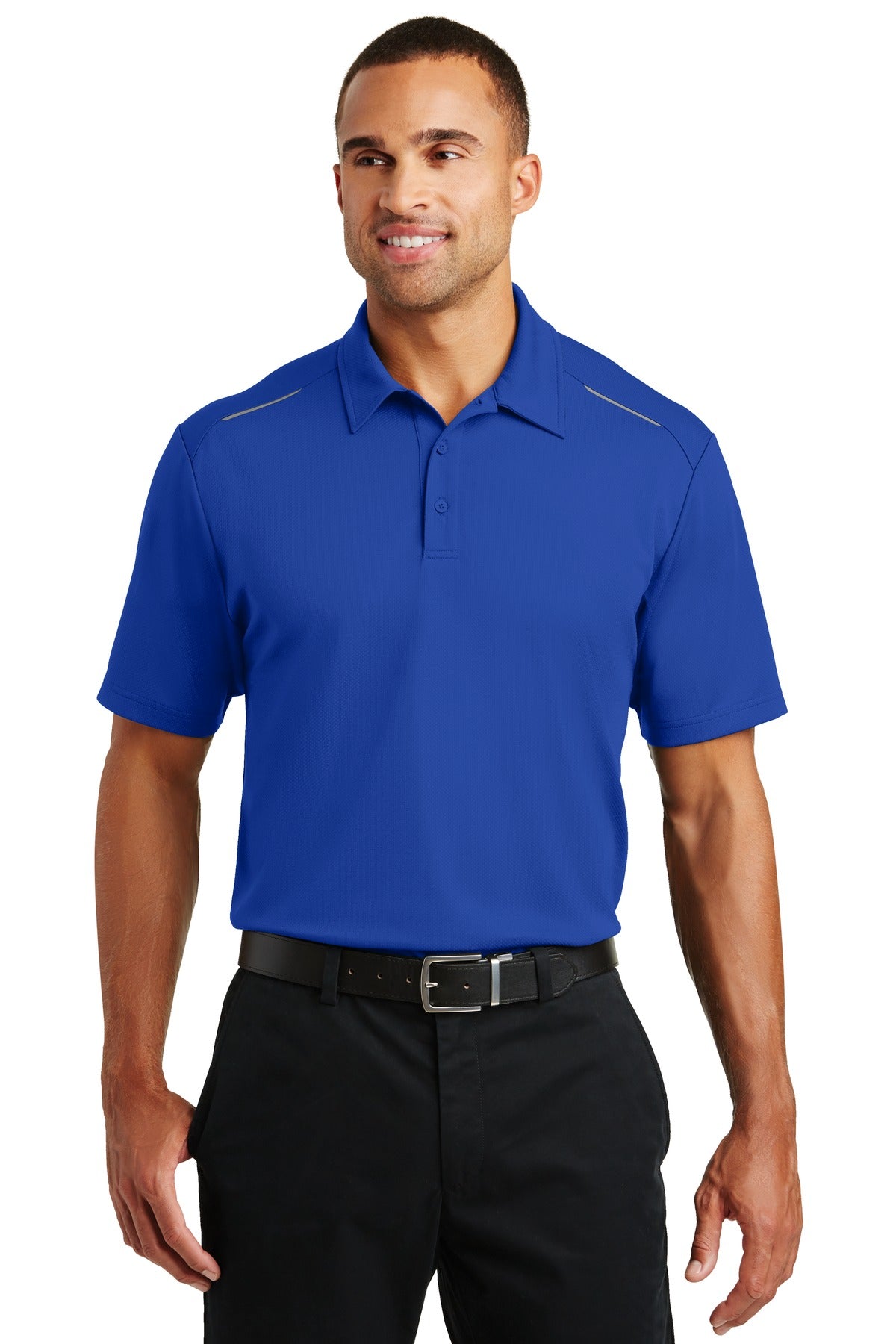 Port Authority Pinpoint Mesh Polo K580 True Royal