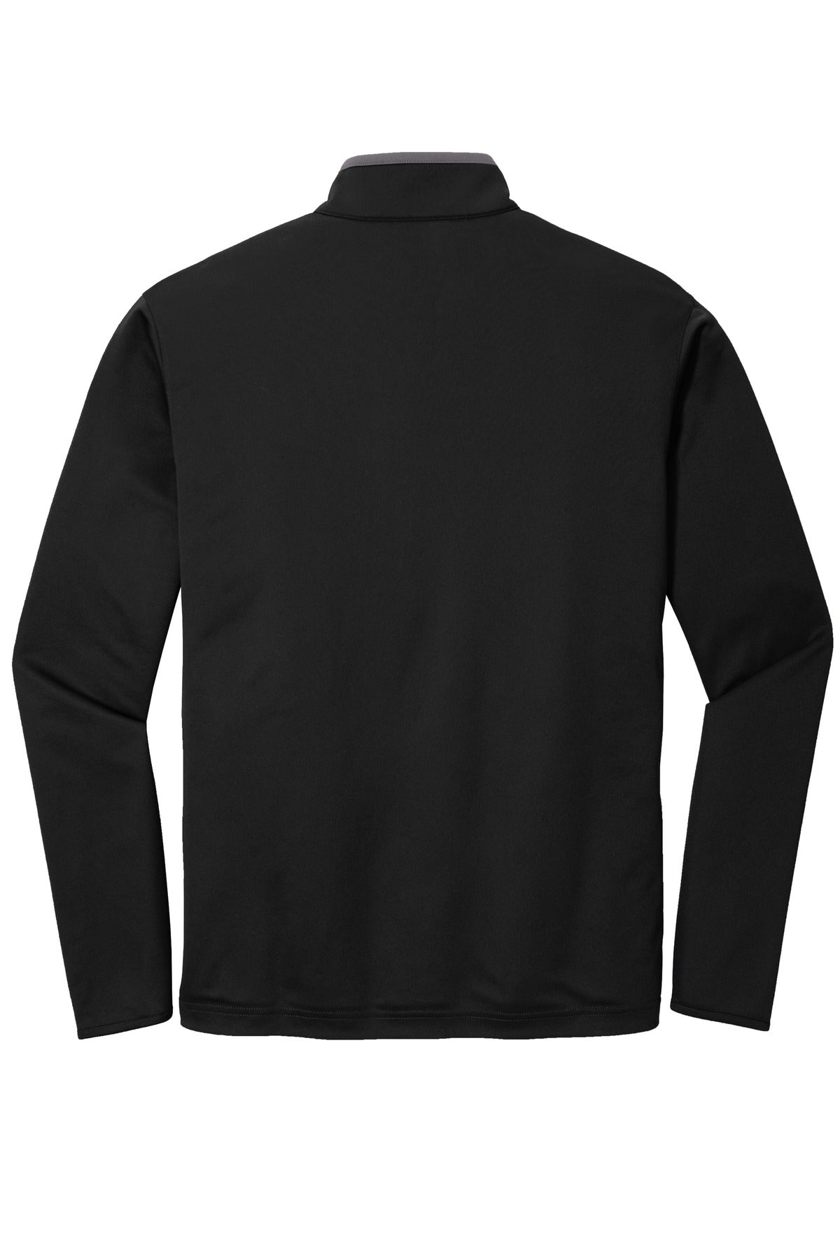 Port Authority Silk Touch Performance 1/4-Zip K584 Black/ Steel Grey