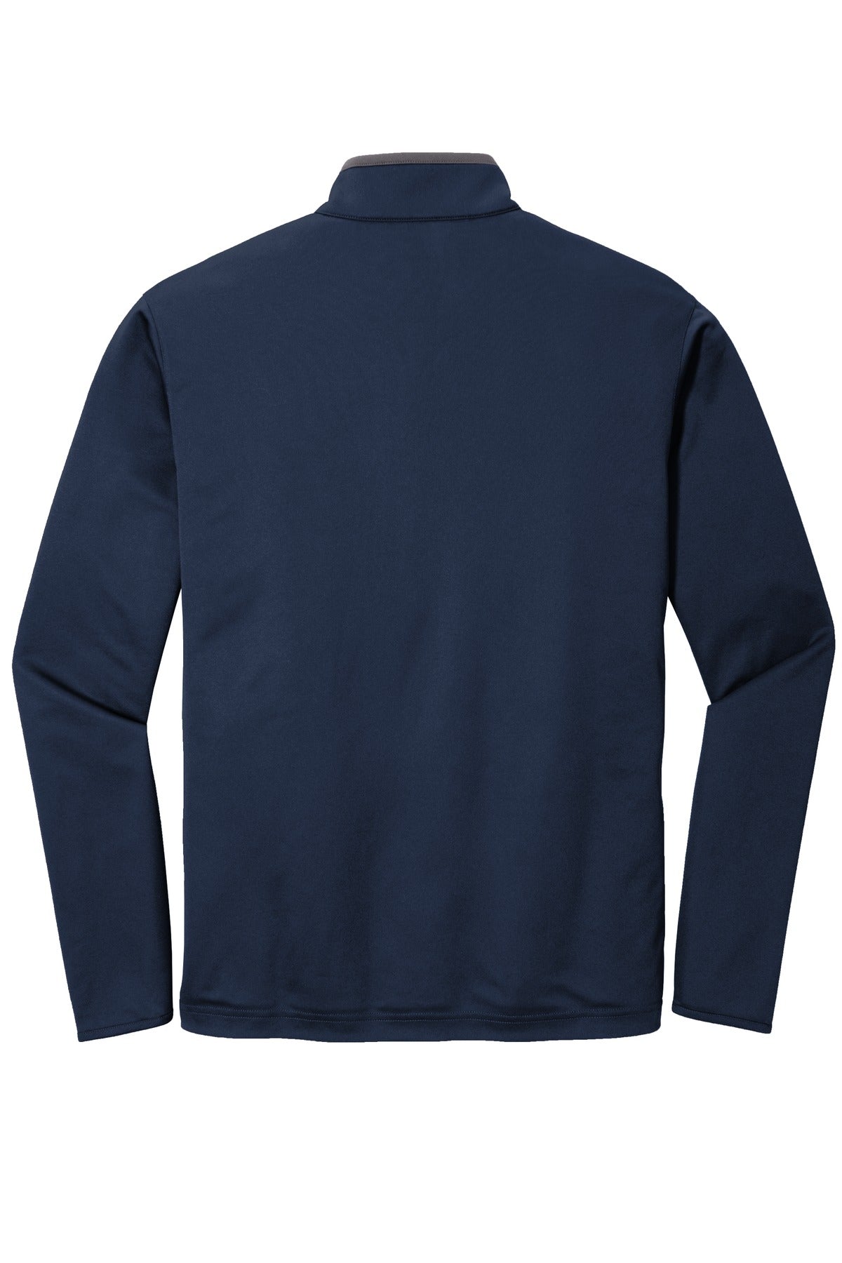 Port Authority Silk Touch Performance 1/4-Zip K584 Navy/ Steel Grey