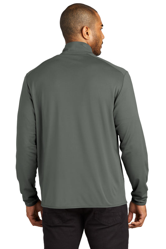 Port Authority Accord Stretch Fleece Full-Zip K595 Pewter