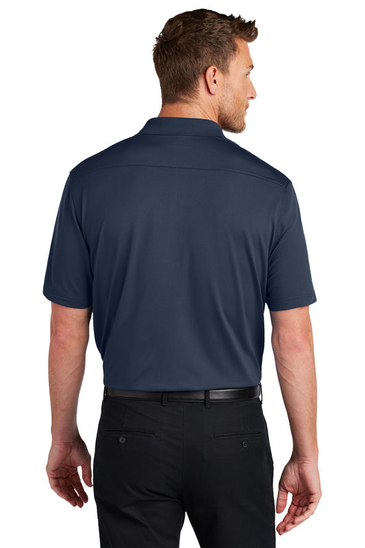 Port Authority City Stretch Flat Knit Polo K683 River Blue Navy