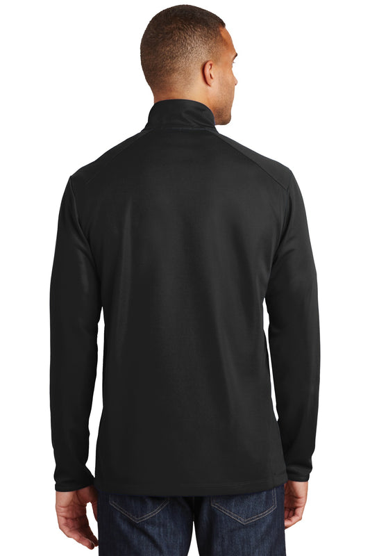 Port Authority Pinpoint Mesh 1/2-Zip. K806 Black