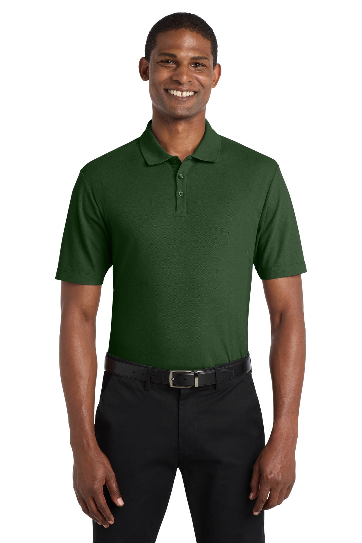 Port Authority SuperPro React Polo K810 Dark Green