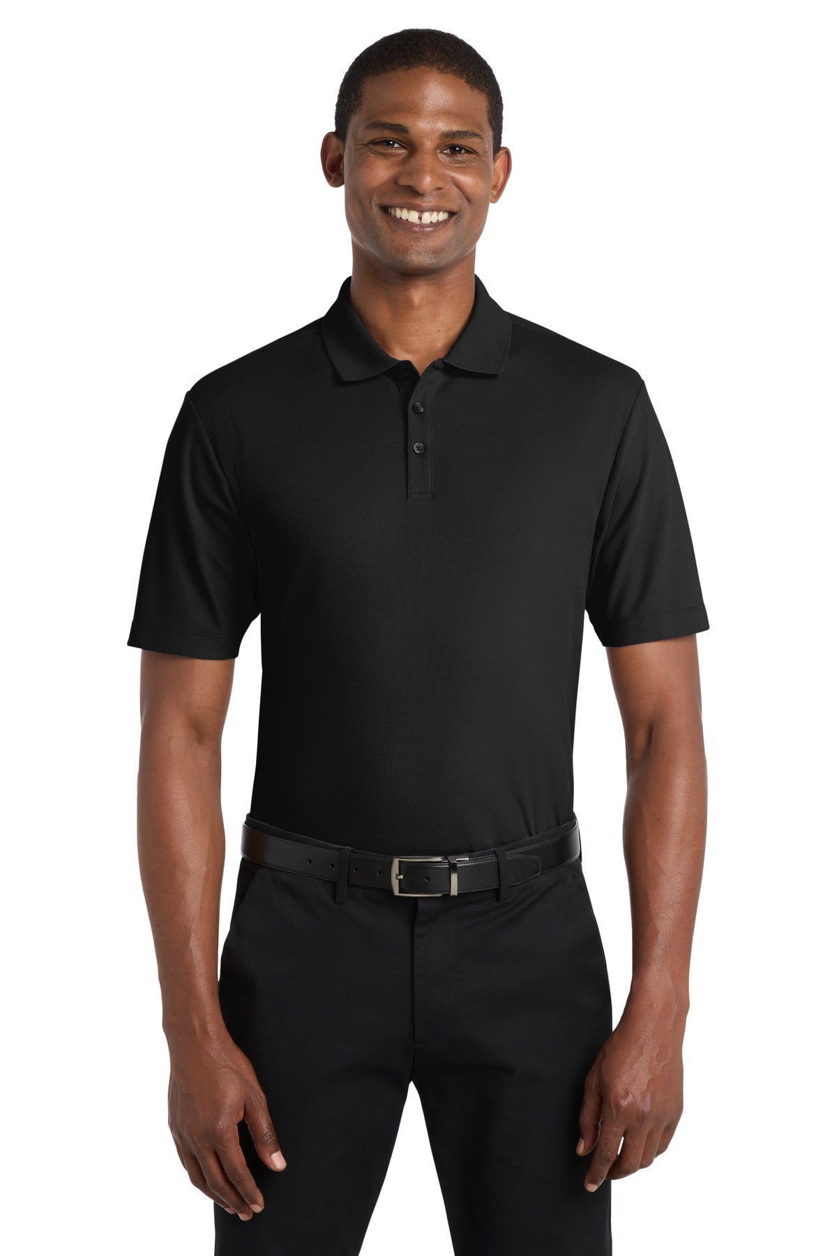 Port Authority SuperPro React Polo K810 Deep Black
