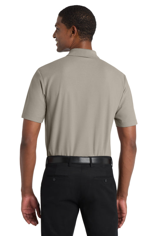 Port Authority SuperPro React Polo. K810 Gusty Grey