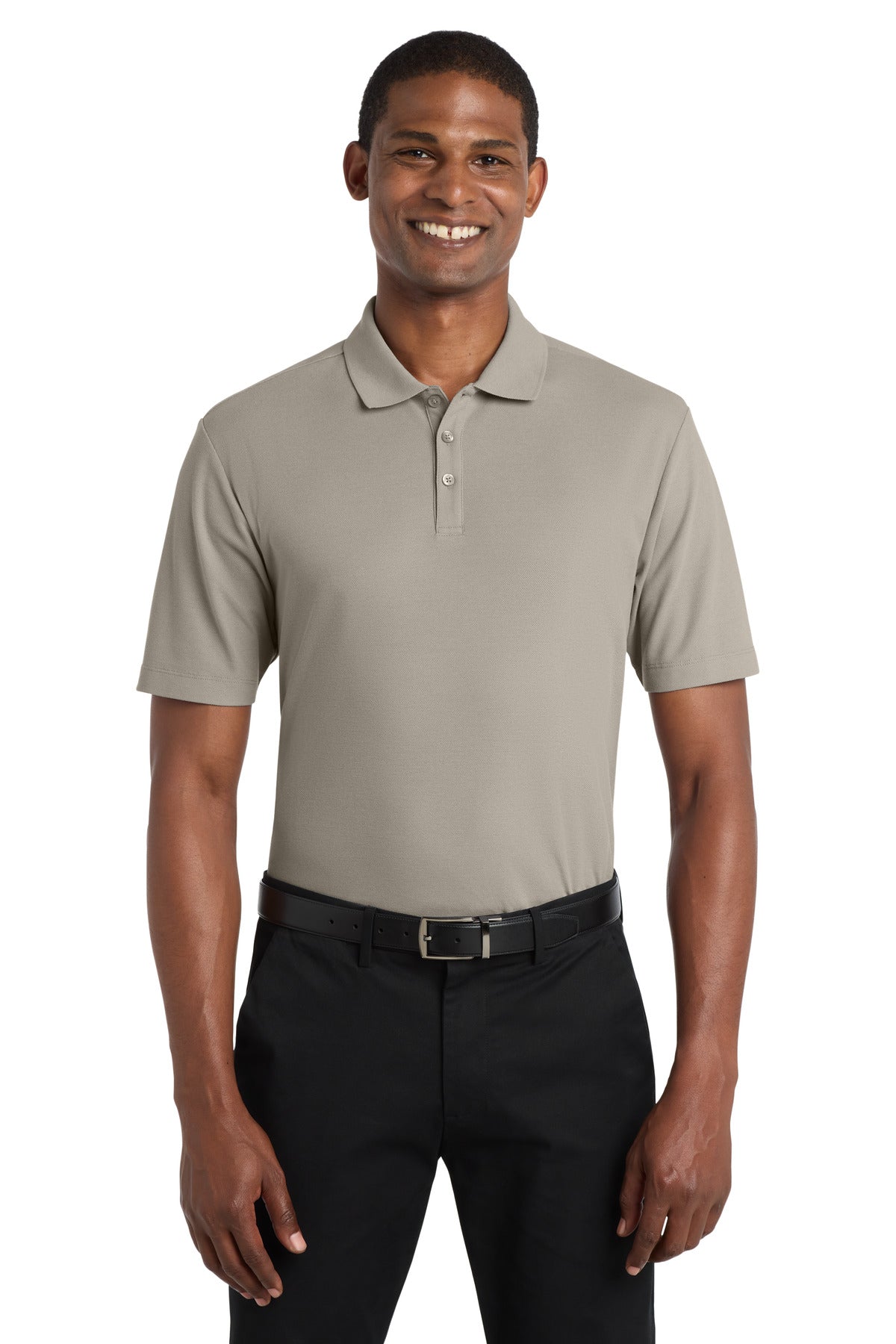 Port Authority SuperPro React Polo K810 Gusty Grey